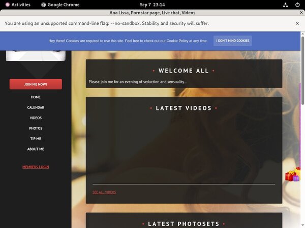 Analissa.modelcentro.com Trial Link