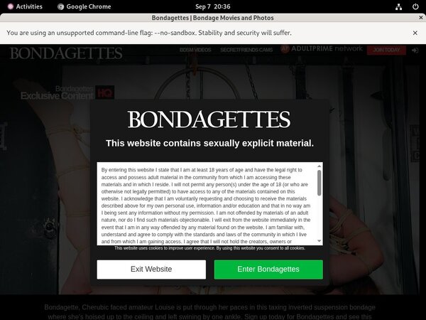 Bondagettes Discount (SAVE 63%) Bondagettes Discount (SAVE 63%)