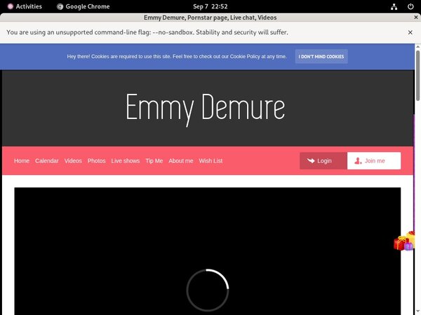 EmmyDemure Join Page