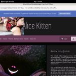 Free AliceKitten Login Account