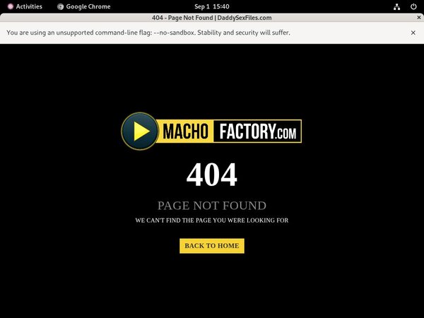 Machofactory Passwords Forum