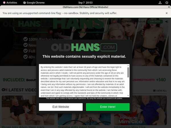 Pass Oldhans.com