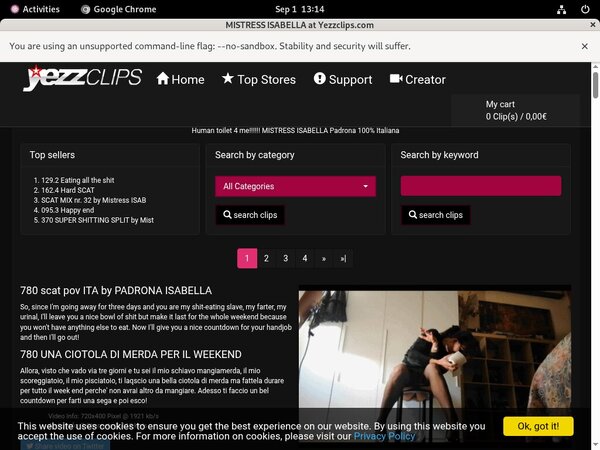 Paypal Yezzclips.com?