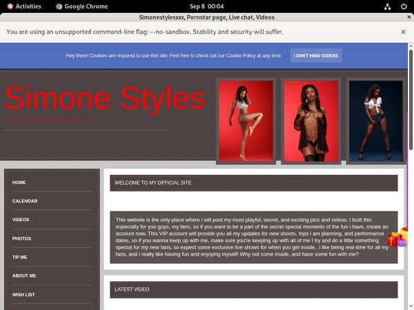 Simonestylesxxx.modelcentro.com Password Login