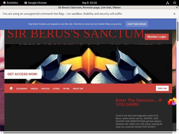 Sir Berus's Sanctum Movies