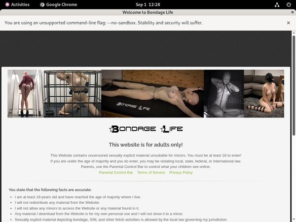 Bondage Life Create Account