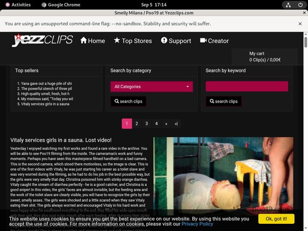 SmellyMilana Clips For Sale