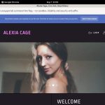 Alexia Cage Password And Account