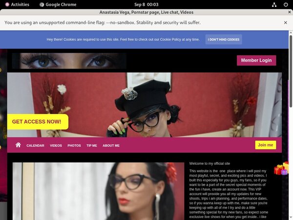 Anastasiavegax.modelcentro.com Free Password