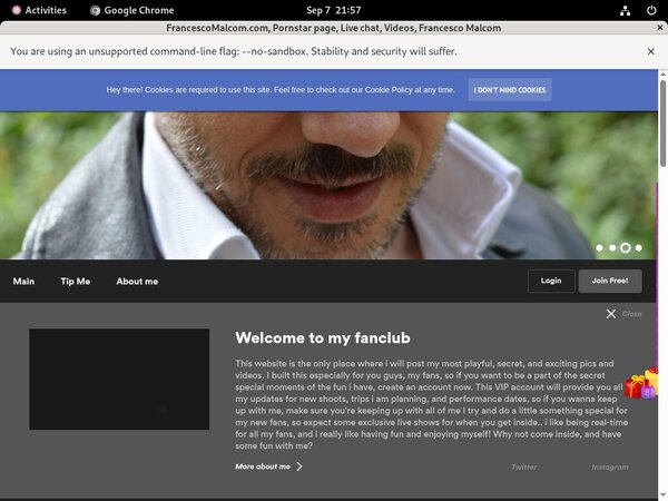 Free FrancescoMalcom.com Acounts