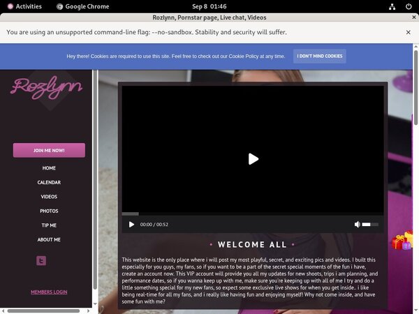 Free Login Rozlynn.modelcentro.com