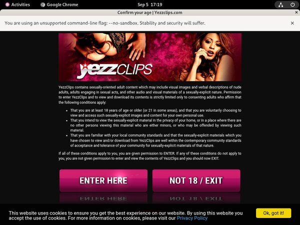 Free Passwords For Yezzclips.com