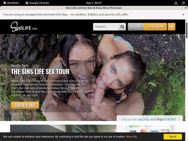 Free Sinslife Membership