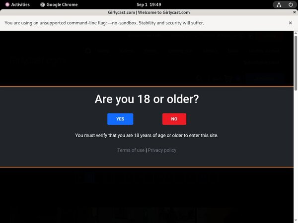 GirlyCast.com Password