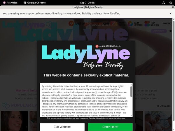 Lady Lyne Hairy