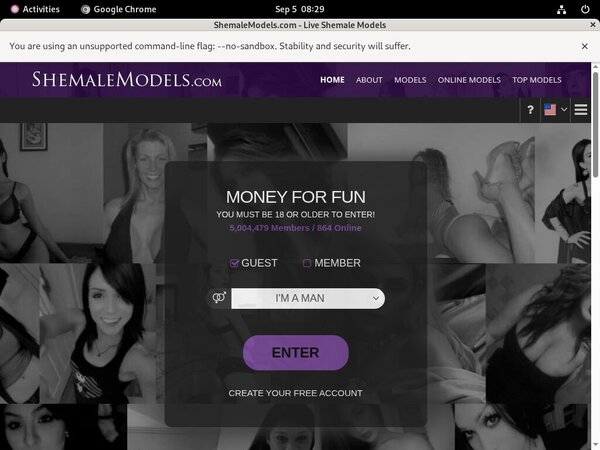 Shemale Models Membership