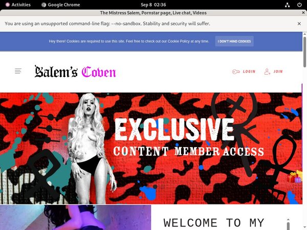 The Mistress Salem Wachtwoord