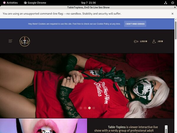 Trial Membership TableTopless Free