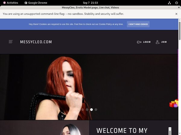 Working Messycleo.com Password