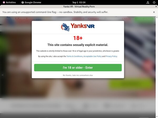 Yanks VR Buy Trial Yanks VR Buy Trial