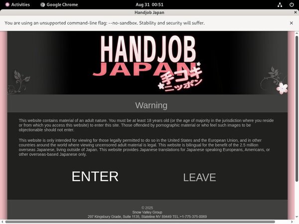 Account Handjobjapan.com