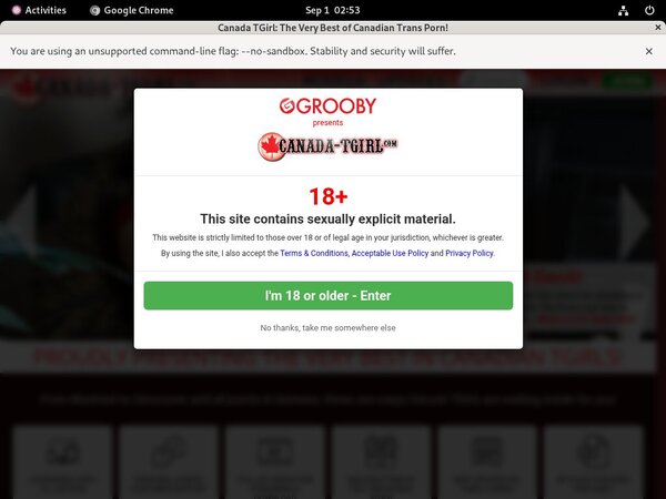 Canada TGirl Free Passes