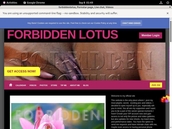 Free Forbiddenlotus Trial Membership