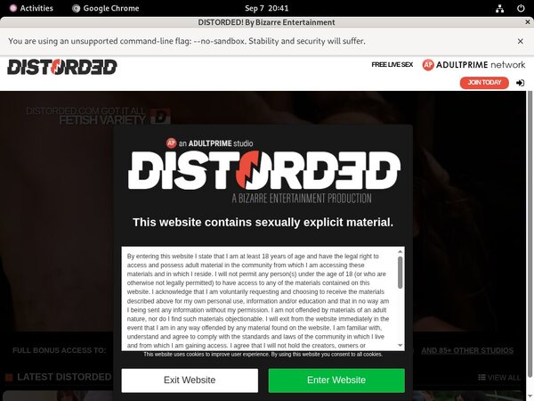 Free Working Distorded.com Account