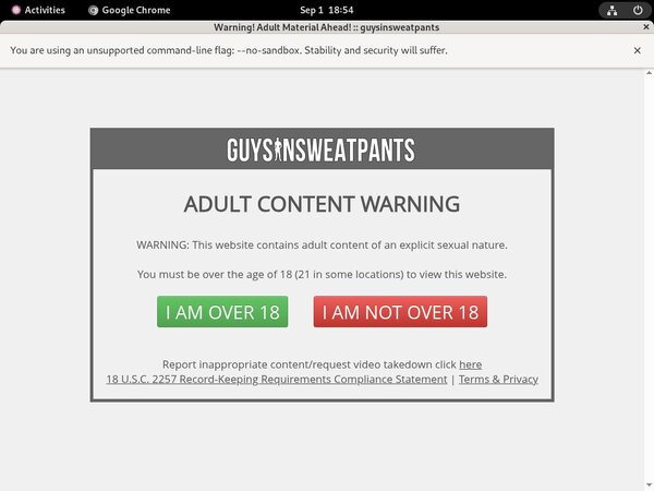 Guysinsweatpants.com Get Password