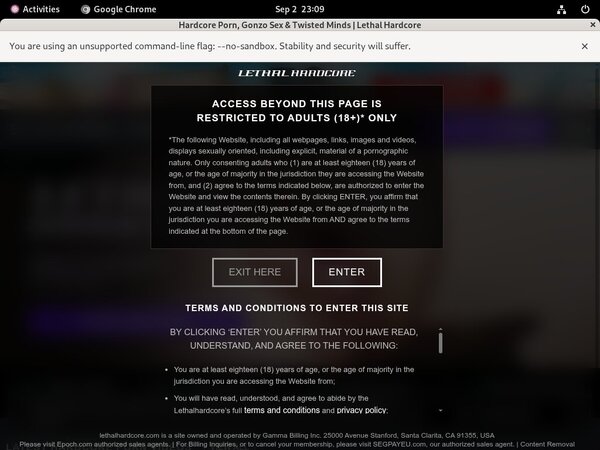 Lethal Hardcore With Free Trial