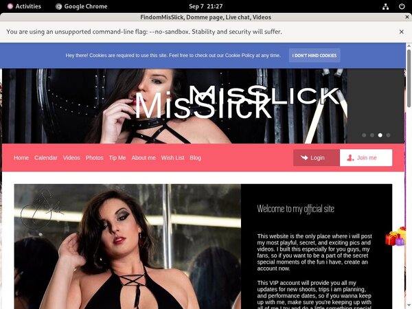 Mistresssslick.com Trial Membership