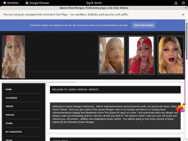 Queen Diva Morgan Valid Password