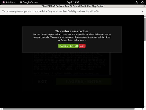 Sign Up Glamour-vr.com Free