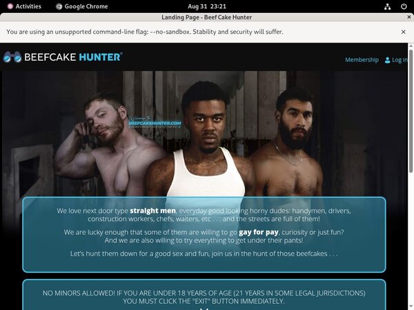 Sign Up To Beefcakehunter.com