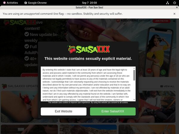 Special Salsaxxx.com Trial