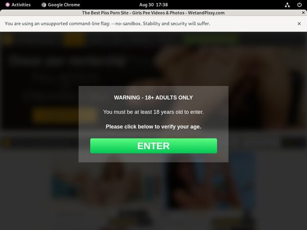 Wetandpissy.com Limited Sale