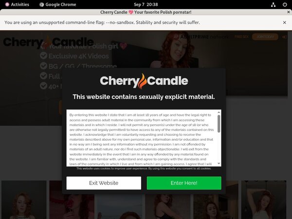 Cherrycandle Accounts Password