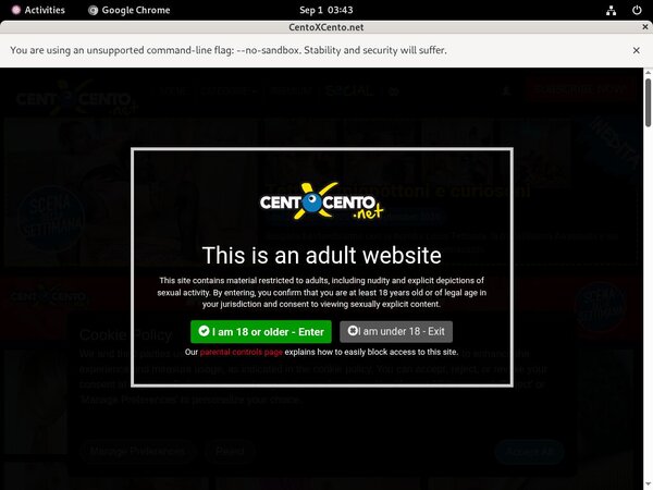 Discount Code Cento X Cento