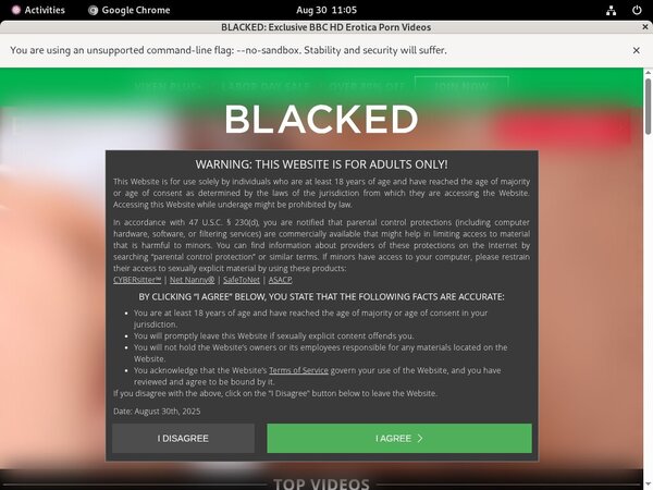 Blacked Discount Login