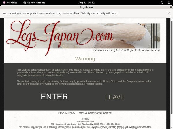 Legsjapan.com Cuentas