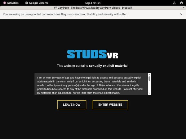 Studs VR Create Account